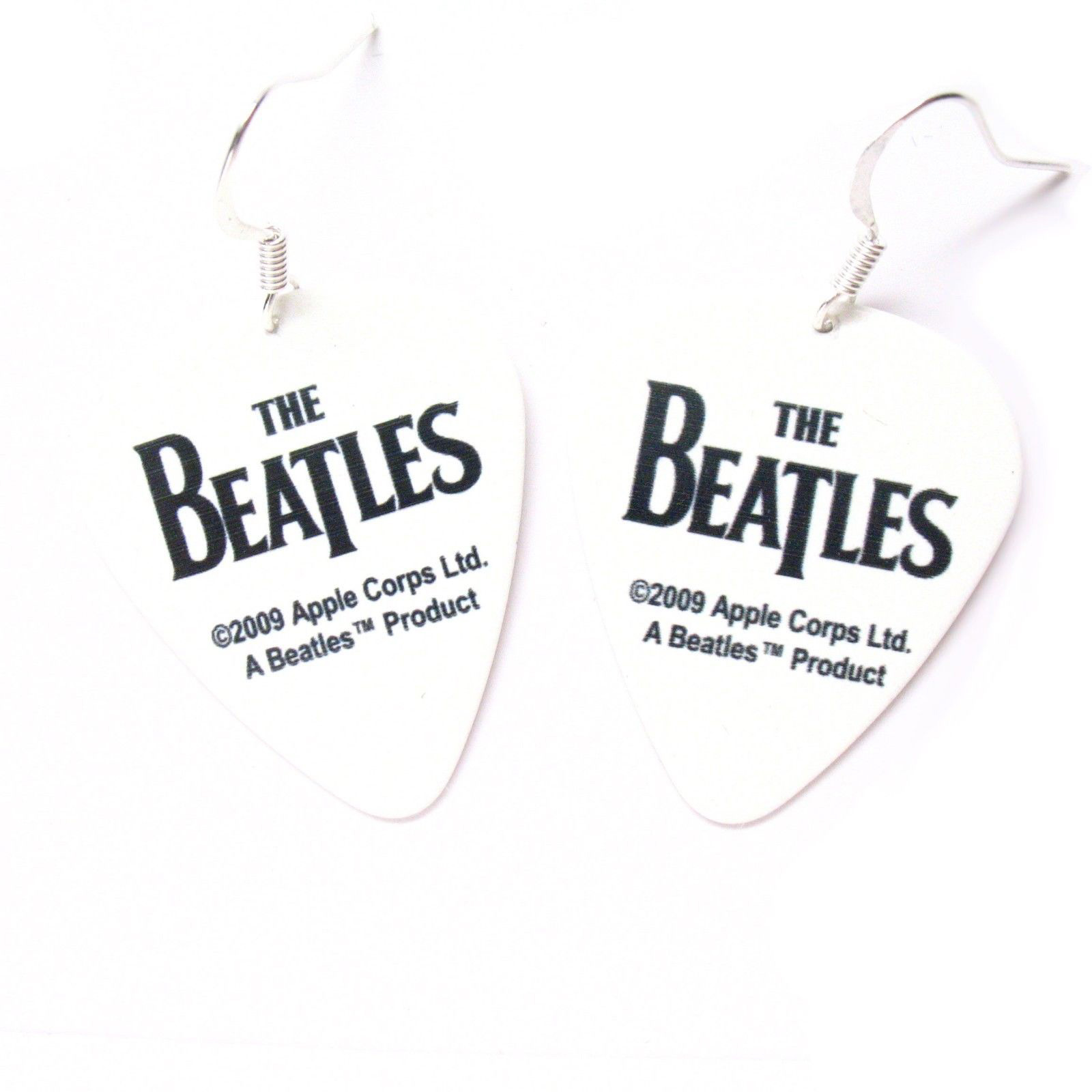 Beatles Pick Earring White 1.JPG